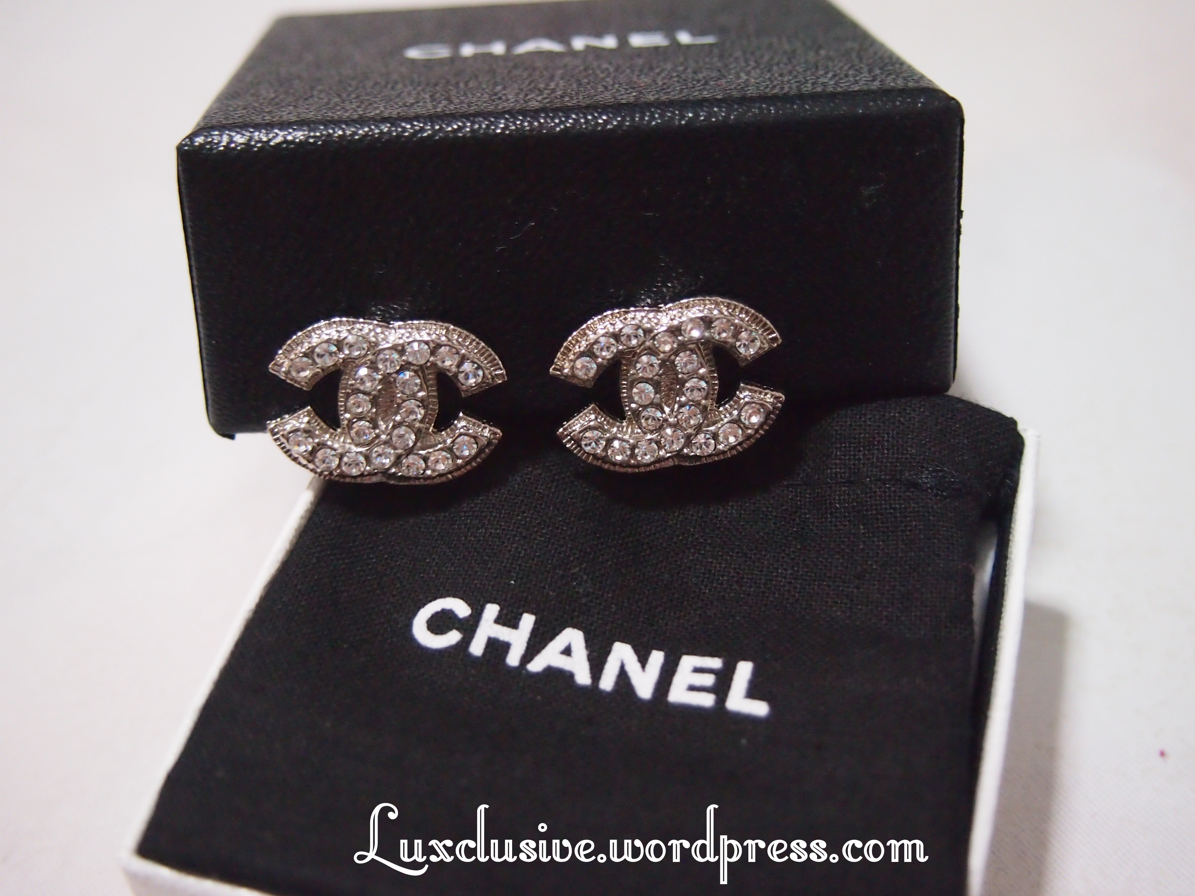 Chanel:Crystal Earrings (Clip-on)